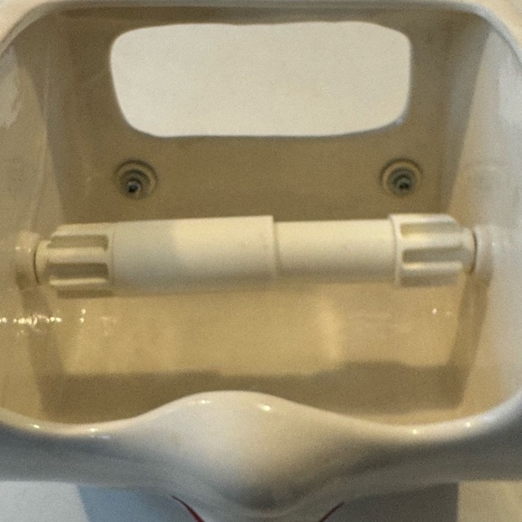 Cream Toilet Paper Holder - Picture 3 of 5